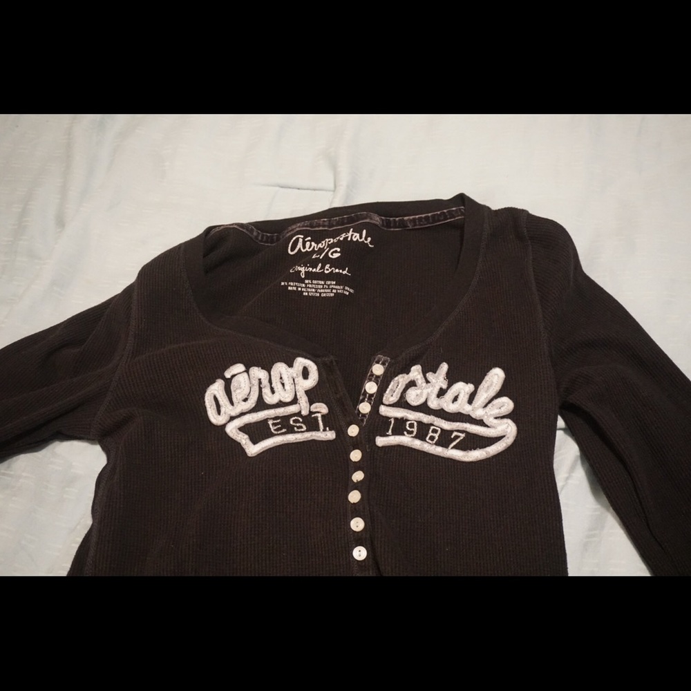 Black long sleeve thermal